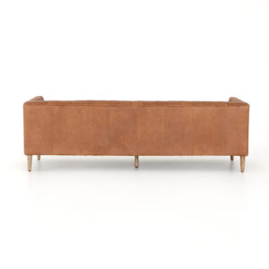 Back Image Of Williams Leather Sofa Natural Washed Camel