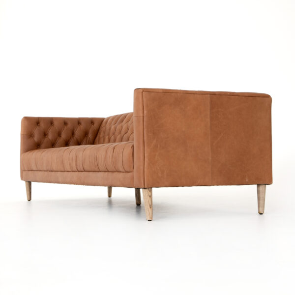 Williams Leather Sofa Natural Washed