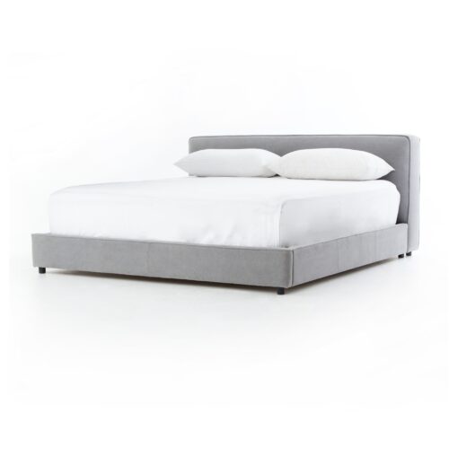 AIDAN BED QUEEN Pebble Pewter Retail Blackbook