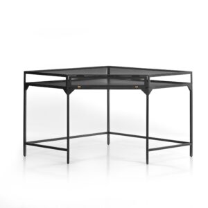 Black Shadow Box Modular Corner Desk