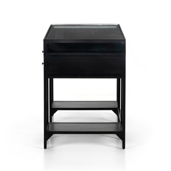 Shadow Box Modular Writing Desk In Black