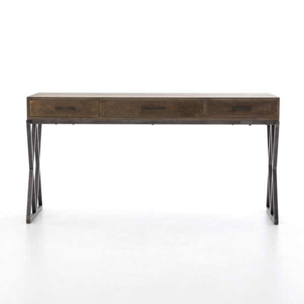 Image Of The Sampson Desk Light Grey Oak