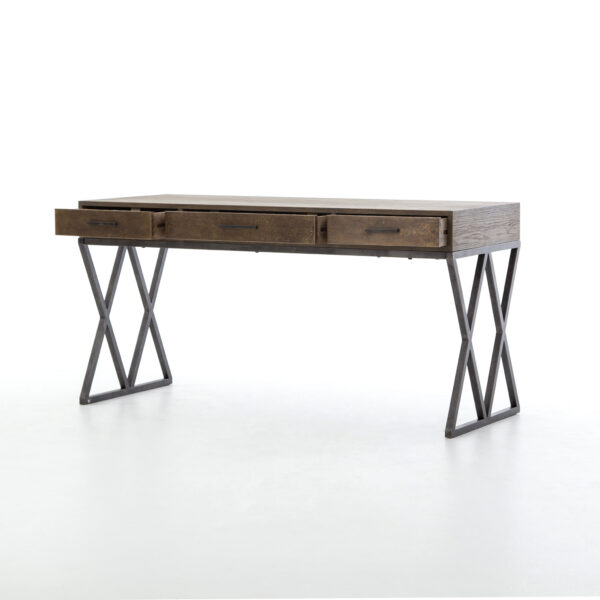 Sampson Desk In Light Grey Oak