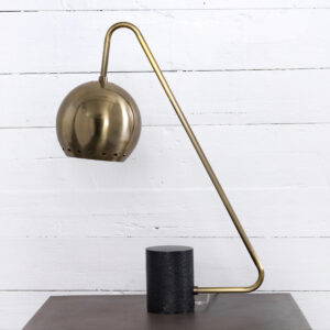 Antique Brass Steel and Zinc ALTON DESK LAMP