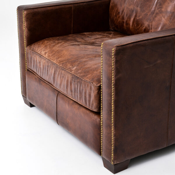 Close view of Chair Cigar Larkin Club Chair Seat