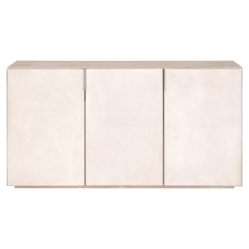 Alina Shagreen Media Sideboard White Shagreen