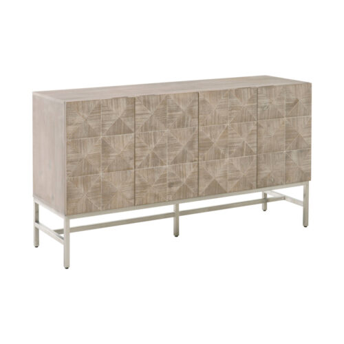 Alina Shagreen Media Sideboard Natural Gray