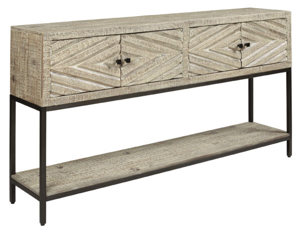 Roanley Sofa and Console Table by Retail Blackbook